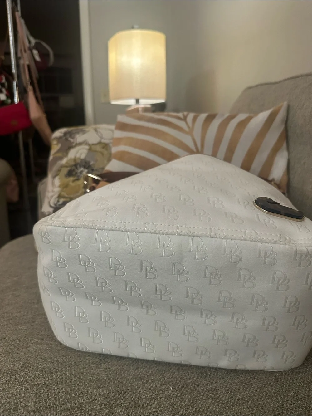 Dooney & Bourke Fairfield Champsac DB Jacquard Hobo Tortoise Duck